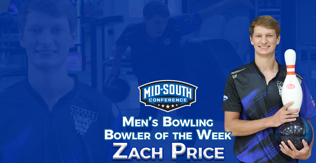 Price Wins Program's First-Ever MSC Men's Bowling Weekly Award
