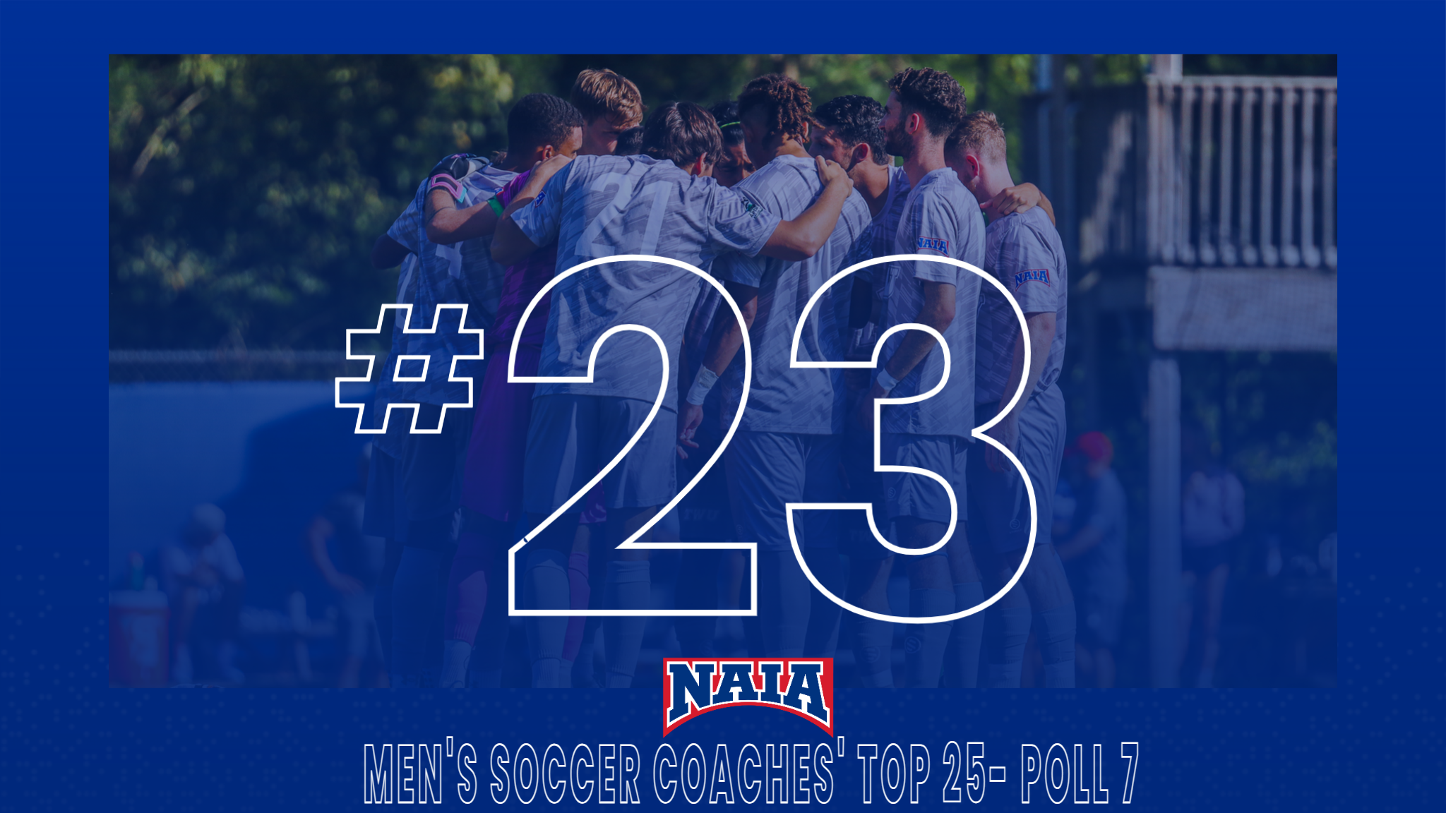 Men's Soccer Moves Up Two Spots in Newest NAIA Poll