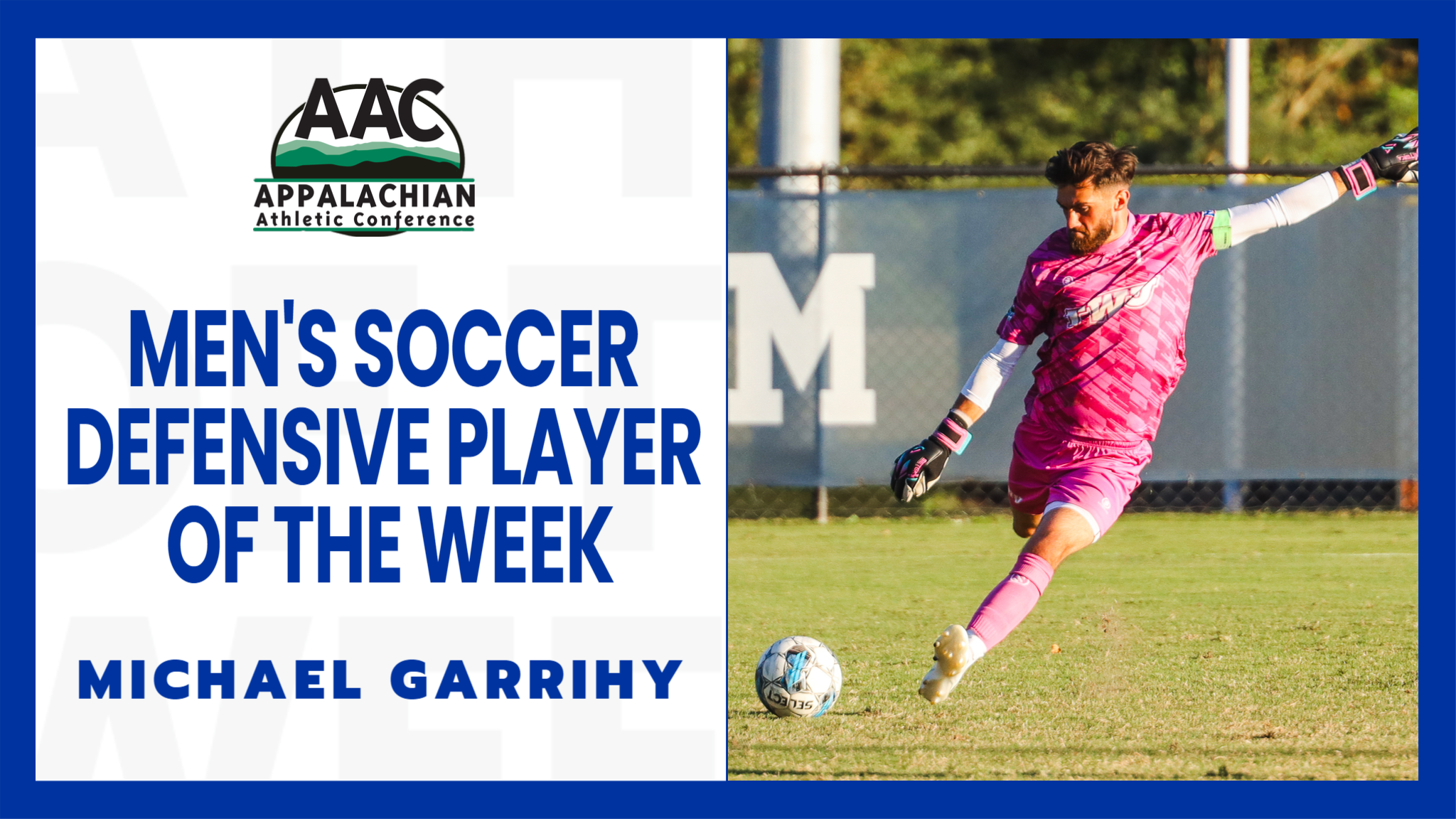 Garrihy Nabs AAC Weekly Award for Fourth Time