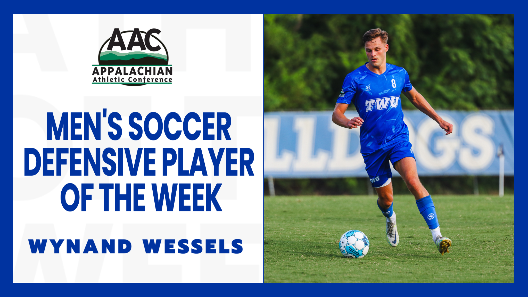 Wessels Nabs AAC Weekly Award