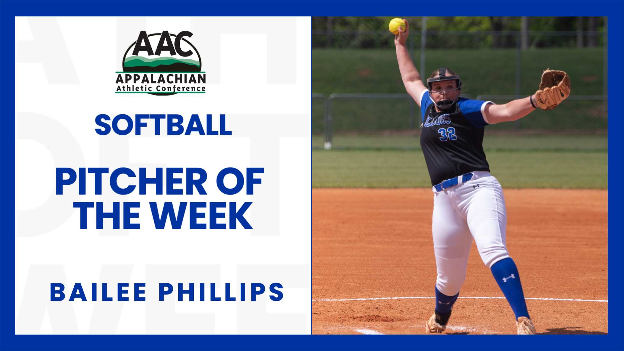 Phillips Wins Weekly Award From AAC for Third Time