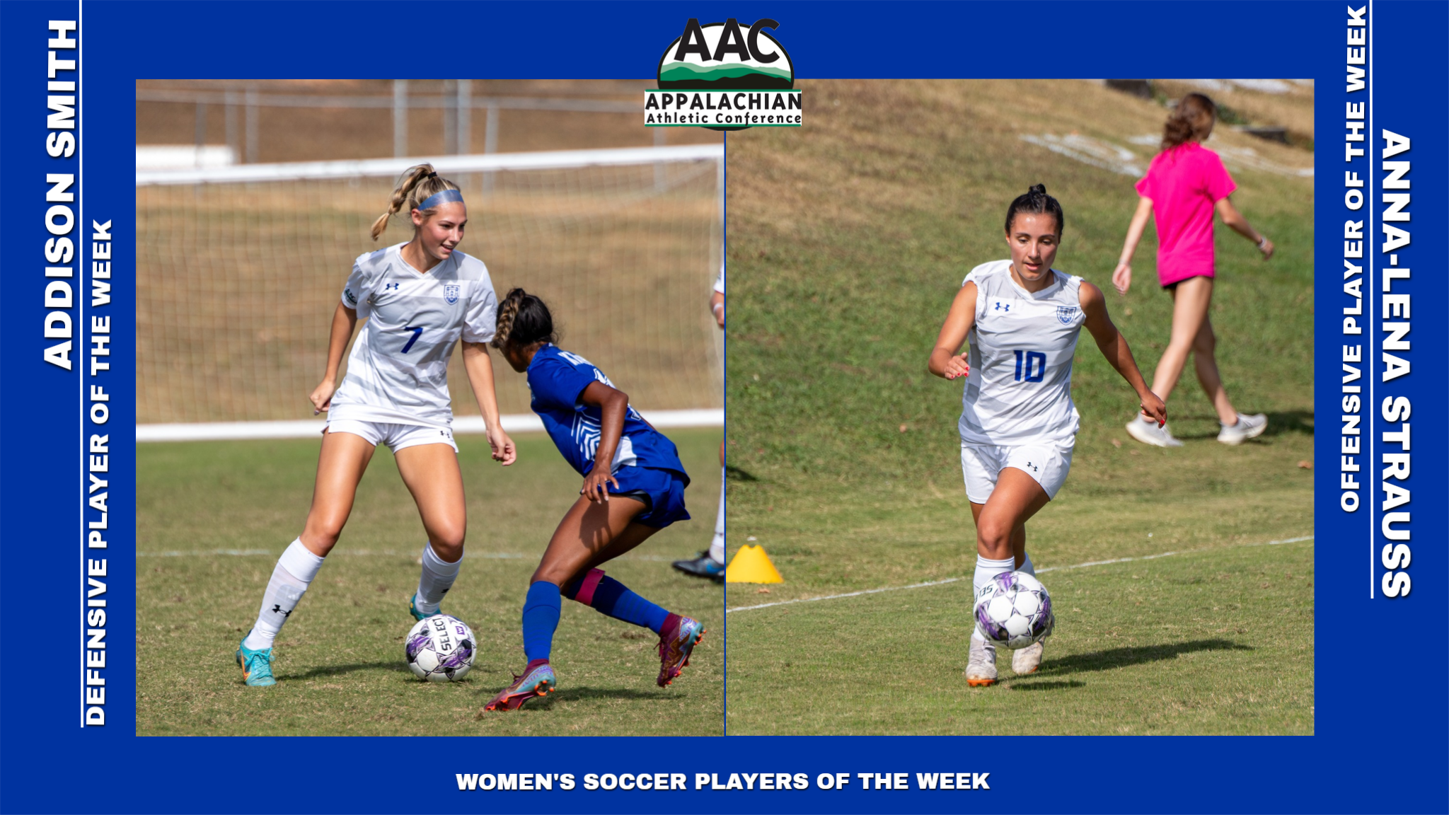 Smith and Strauss Sweep AAC Weekly Awards