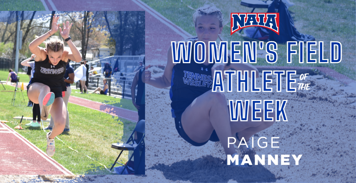 Manney Wins NAIA National Award For Second Week in a Row
