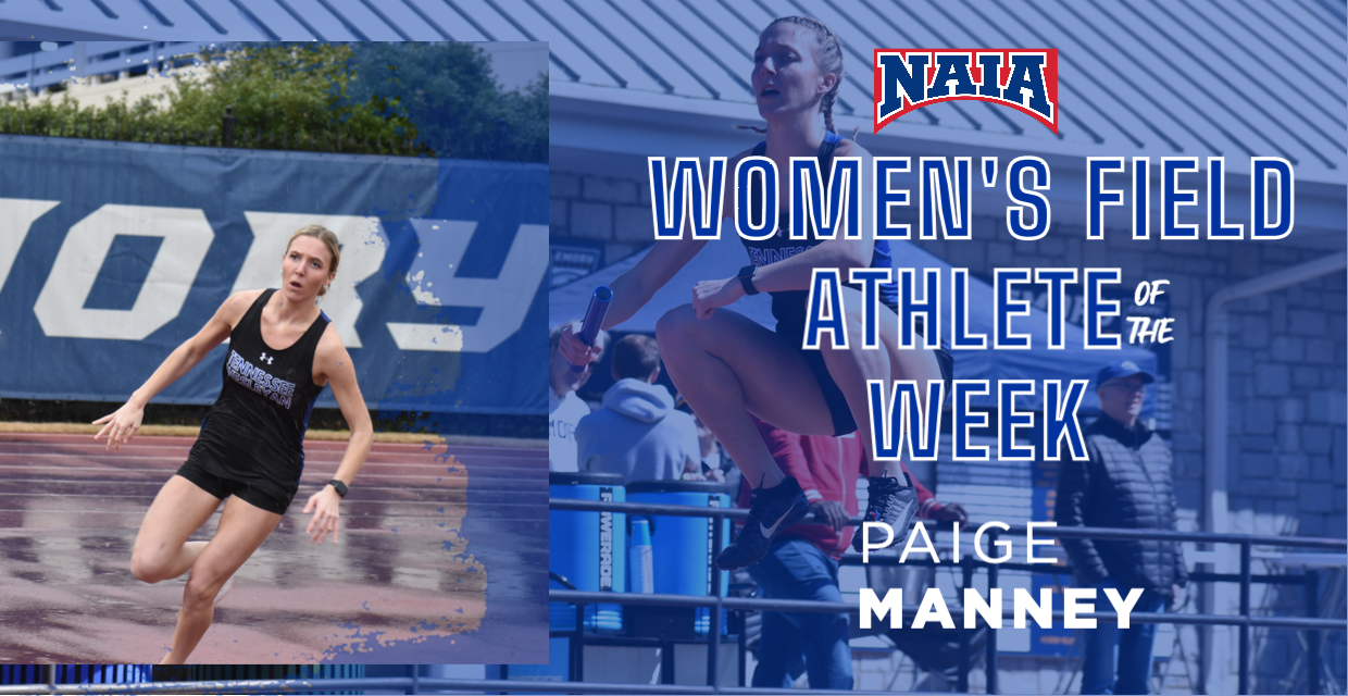 Manney Named NAIA Women's Outdoor Field Athlete of the Week