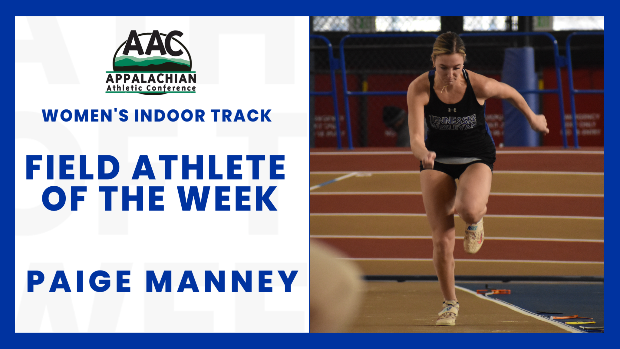 Manney Takes Home AAC Weekly Award